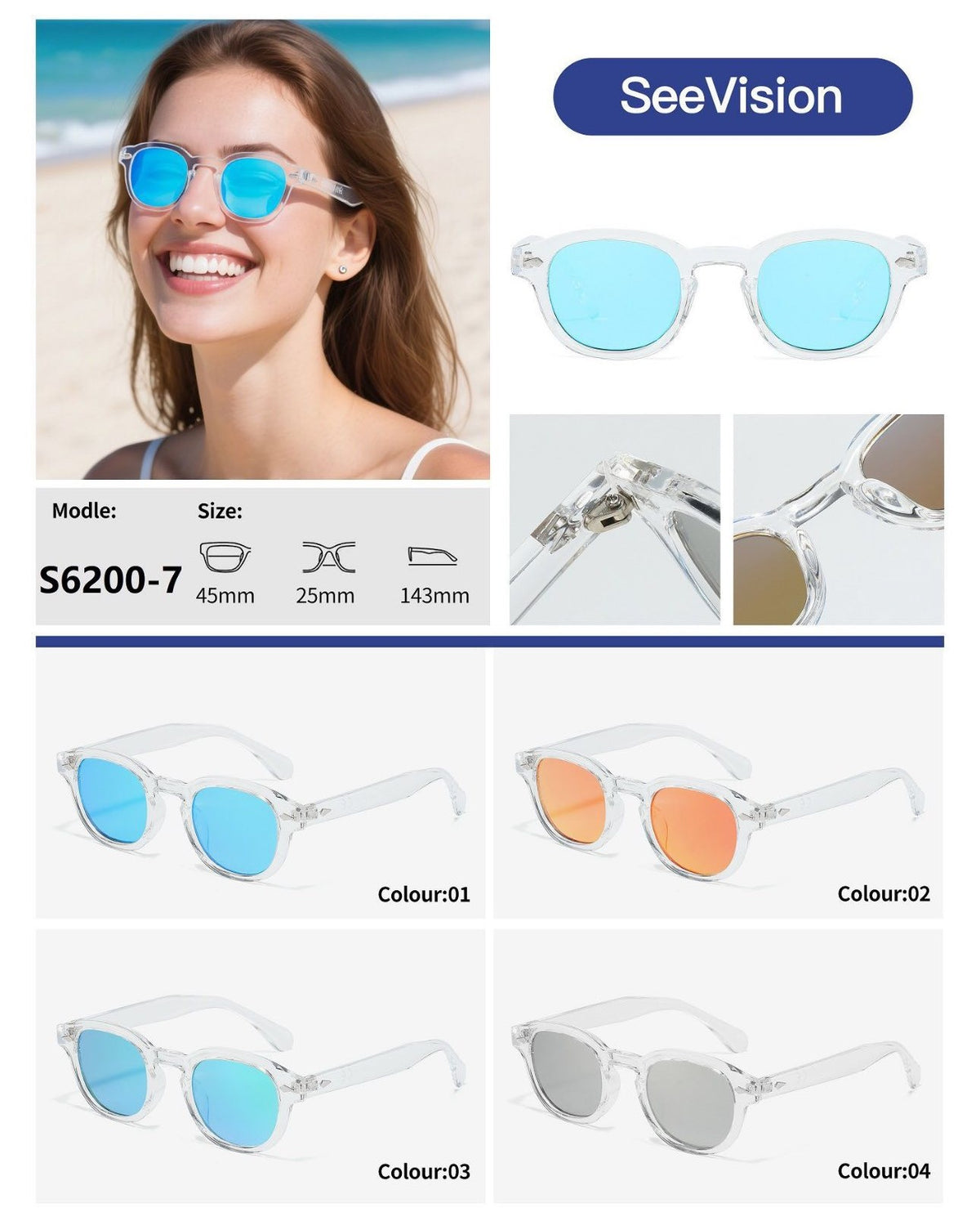 Trendy UV400 S6200-7